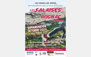 Course club les falaises de Rognac - inscrivez vous