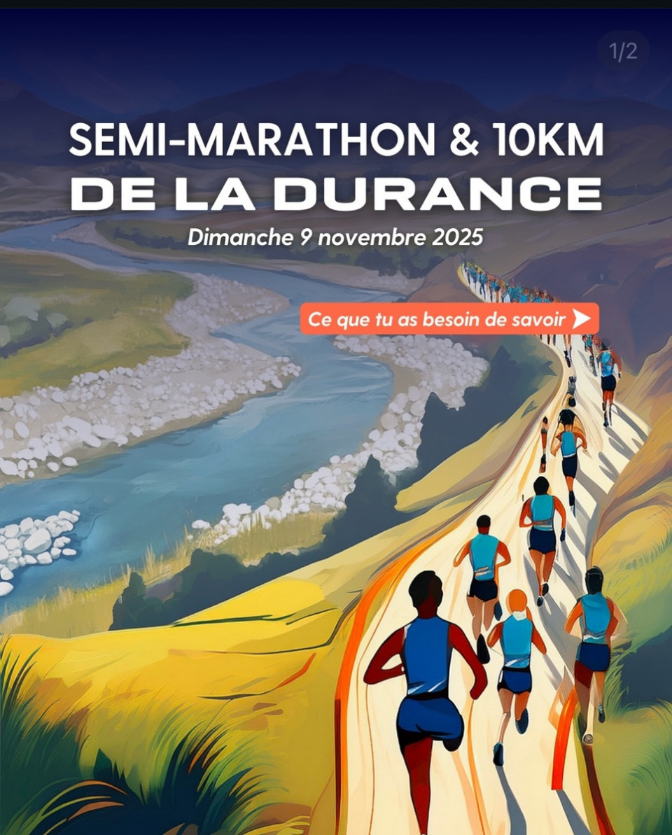 10km et semi-marathon de la Durance 2025